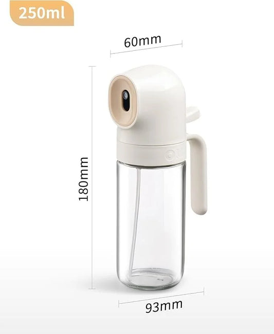 Oil Sprayer for Cooking, 250ml Glass Olive Oil Sprayer