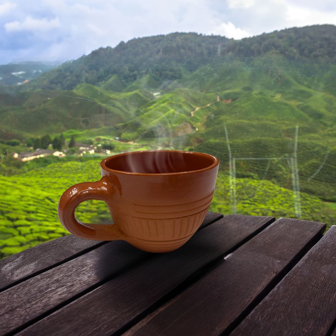 Clay Tea Cups (Set of 6)