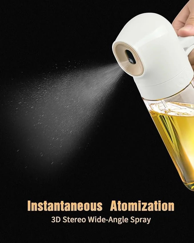 Oil Sprayer for Cooking, 250ml Glass Olive Oil Sprayer