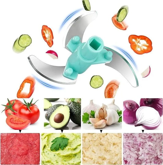 Manual Vegetable Chopper for Kitchen, Vegetable Cutter for Kitchen, Onion Cutter, Onion Chopper (Multi Colour) (450 ml)