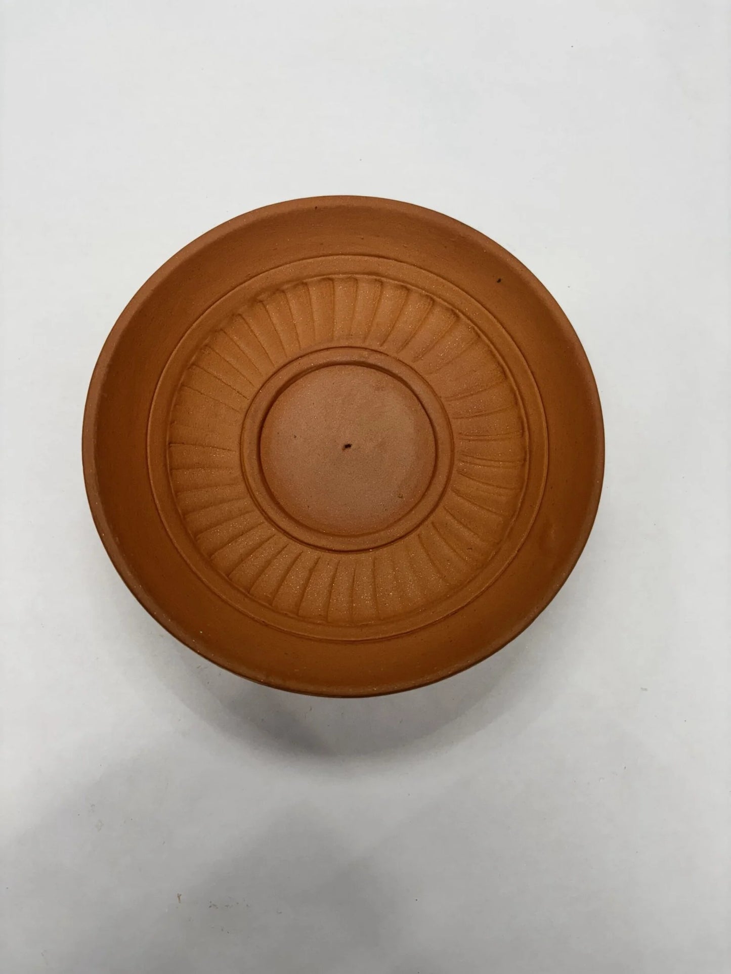 Clay Tea Cup & Plate Set (Set of 6)