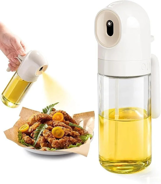 Oil Sprayer for Cooking, 250ml Glass Olive Oil Sprayer