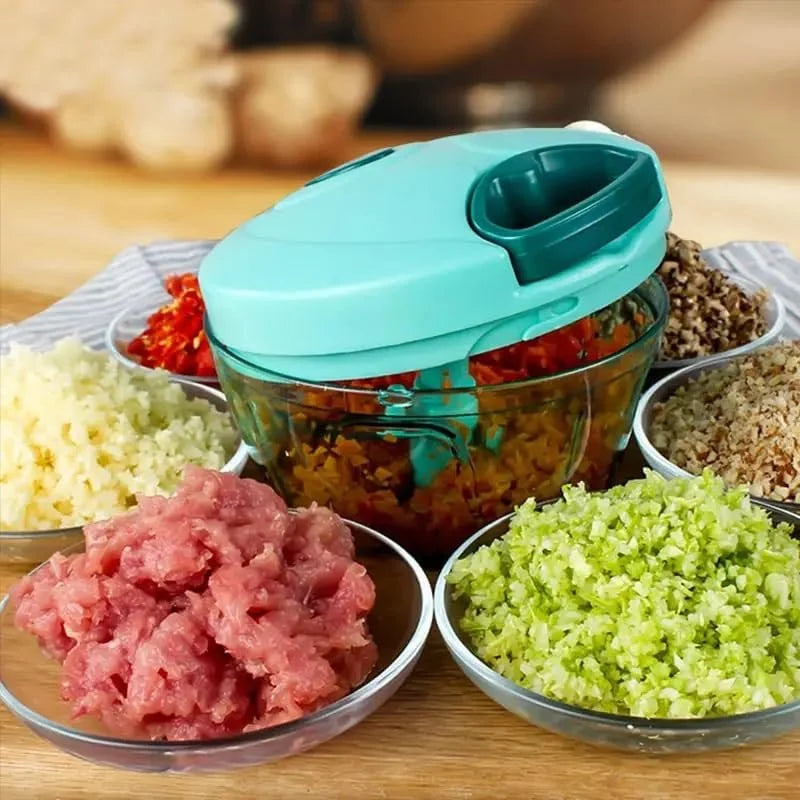 Manual Vegetable Chopper for Kitchen, Vegetable Cutter for Kitchen, Onion Cutter, Onion Chopper (Multi Colour) (450 ml)
